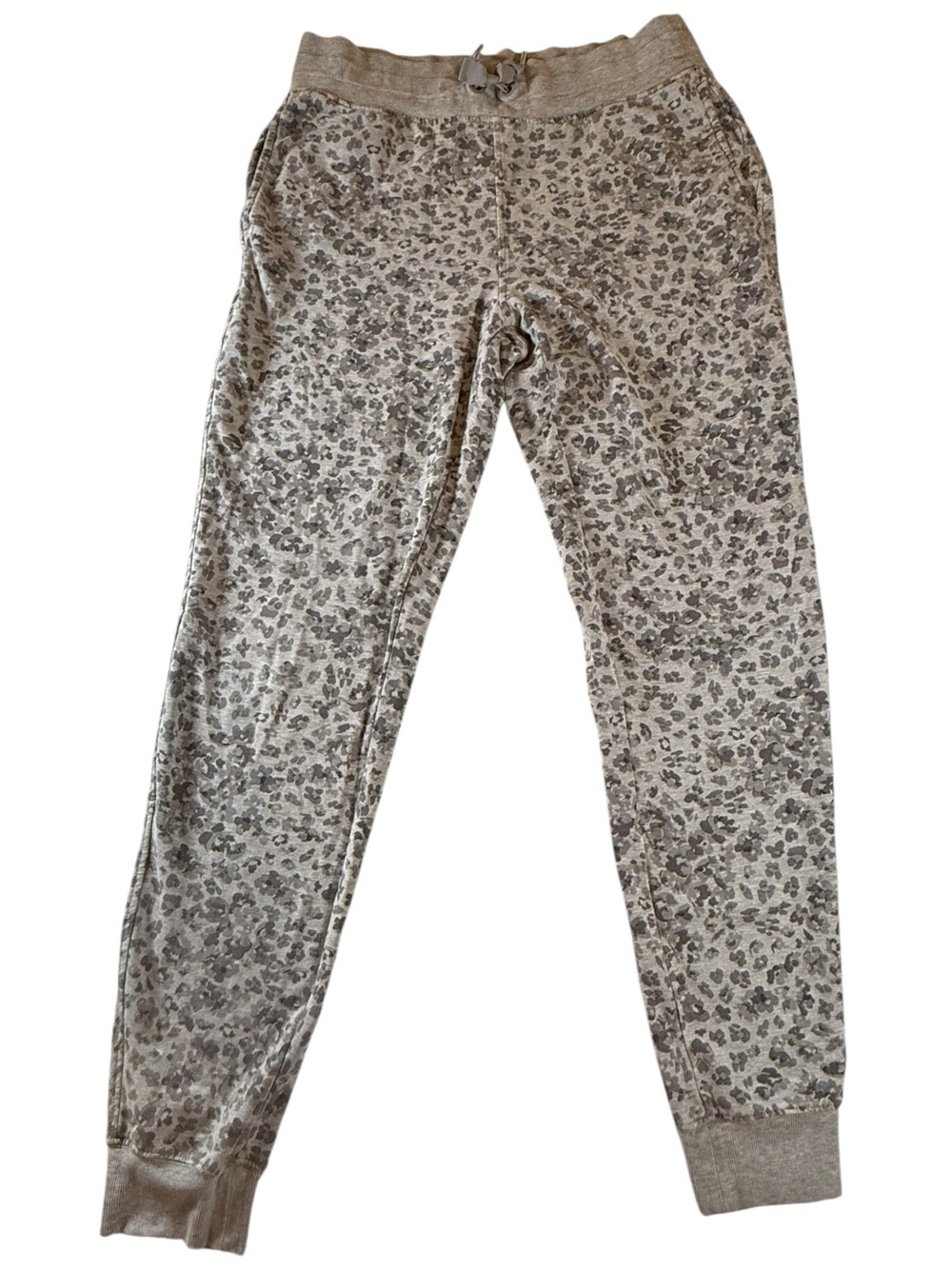 Athleta Leopard Print Balance Joggers Size Medium|Tall
